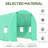 15' X 6' X 7' Walk-In Tunnel Greenhouse Garden Plant Growing House With Door And Ventilation Window, Green-124356802