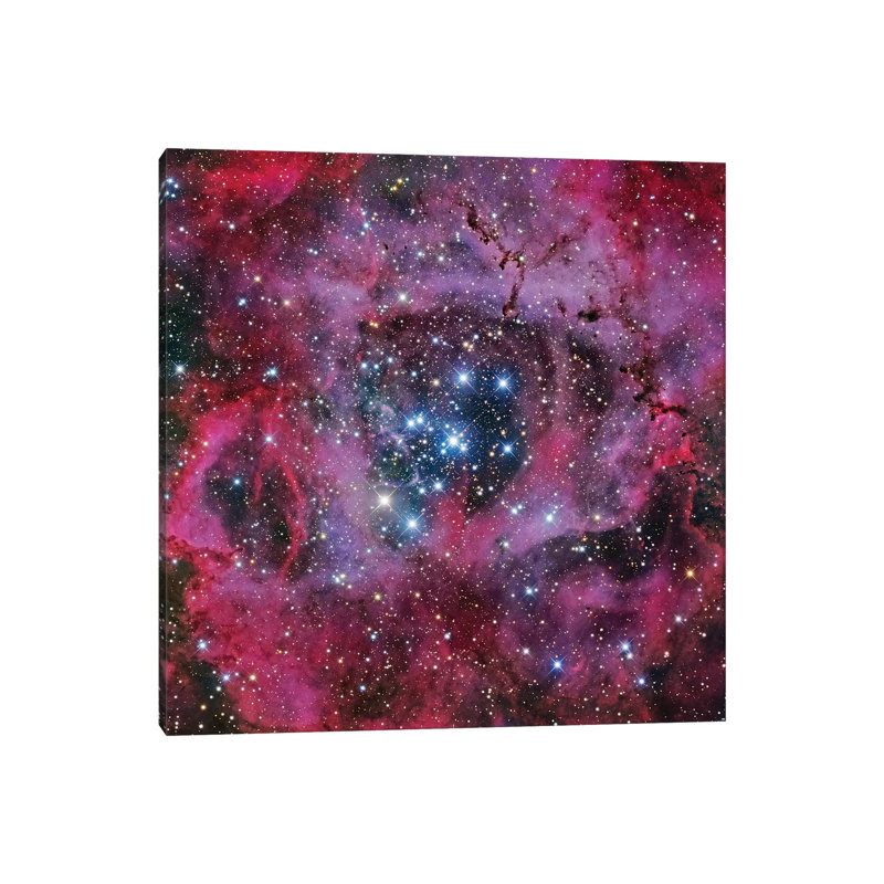The Rosette Nebula 1 Piece Wrapped Canvas Wall Art, 45.72 cm H x 45.72 cm W x 3.175 cm D