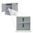 RiverRidge Madison Two-Door Bathroom and Laundry Wall Mount Storage Medicine Cabinet with Fixed and Adjustable Shelf-1280916621