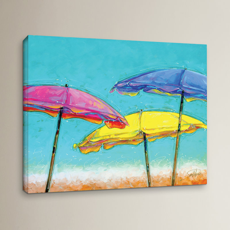 Vanilla Brellas - reproduction sur toile, H 24 po x l 32 po x P 2 po