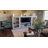 Mid-century Modern Upholstered Accent Chair With Ultra Thick Cushion And Industrial Metal Frame-2077581878