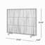 Pare-feu minimaliste en métal avec barres verticales pour une sécurité accrue et un style de décoration intérieure moderne-87542007