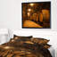 «Oak Barrels in the Tunnel», reproduction de photo sur toile tendue-1335935616-1335935621
