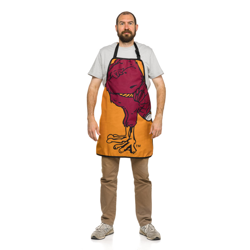 No Pattern Bib Apron, Virginia Tech