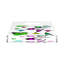 Butterflies Acrylic Rectangle Decorative Tray-747008202-747008201