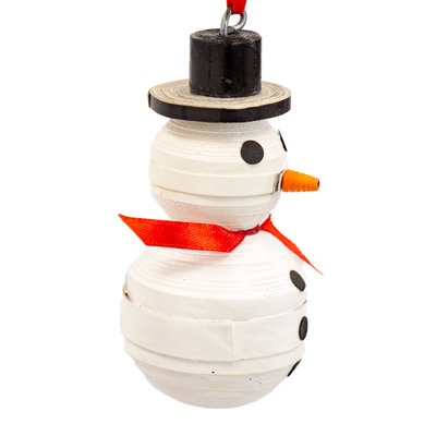 4'' Solid Colour Paper Hanging Figurine Ornament
