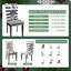 Ensemble de 6 housses de chaises de Noël pour Noël