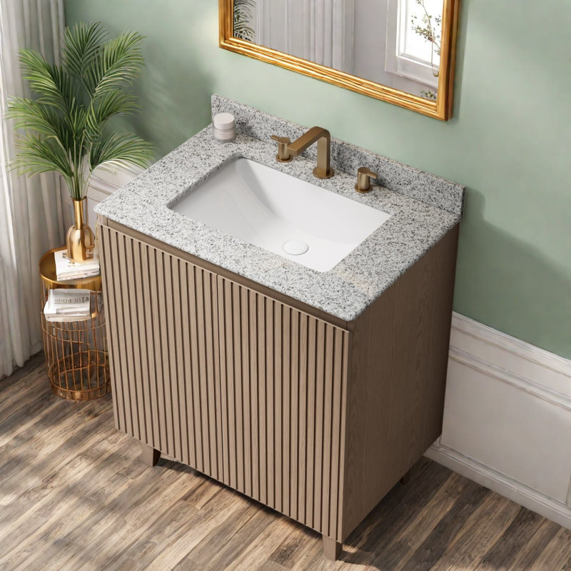 Freestanding Standard With Granite Top, 29.92