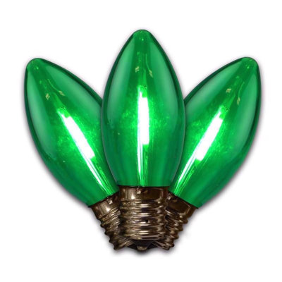  LED C9 Green 25 ct Replacement Christmas Lights