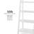 Natrona 72.5" H x 25.25" W Solid Wood Ladder Bookcase-378911090