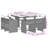  Patio Dining Set Set Of 8 Gray PE Rattan 8-Seater Foldable-1408732241-1408732238