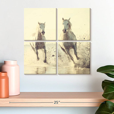 Brampt White French Horses