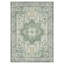 Oriental Performance Machine Washable Non Slip Neutral Green Indoor Area Rug-712076792