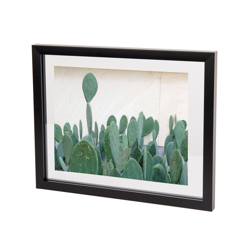 Classic Black 11x14 Wood Floating Document Frame
