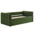 Veyla Channel Tufted Performance Velvet Twin Daybed With Trundle-116252739