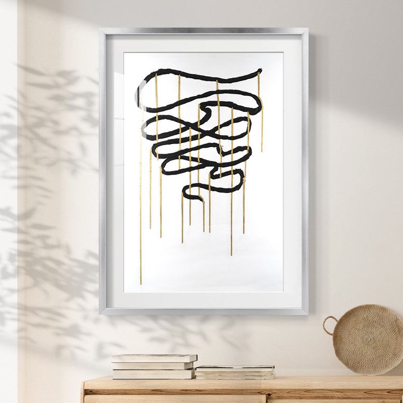 «Weeping Ribbon I», impression encadrée