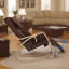 Fauteuil à bascule relaxant avec massage complet et pression d'air confortable avec fauteuil en coton