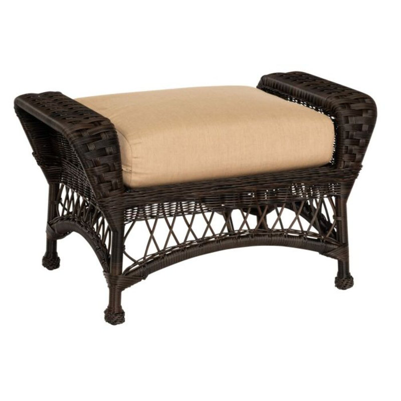 Sommerwind Outdoor Ottoman, Chartres Malt