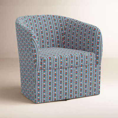 Chaise pivotante Pembroke en ardoise Delphine