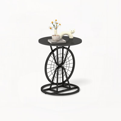 Table d'appoint 2 pièces Vintage Industrial