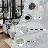 U-shaped Chenille Sofa Pull-out Sofa Bed with Large Storage Space-1400342655