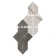 Istanbul Shield Checker 4-3/4 In. X 8-1/4 In. Porcelain Floor And Wall Tile Kit