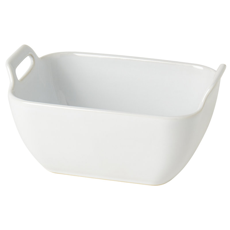 Denmark Tools for Cooks White 3-piece Rectangular Stoneware Serving Bowl Set