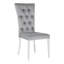 Chaise d'appoint en velours capitonné Hastie-1750569073