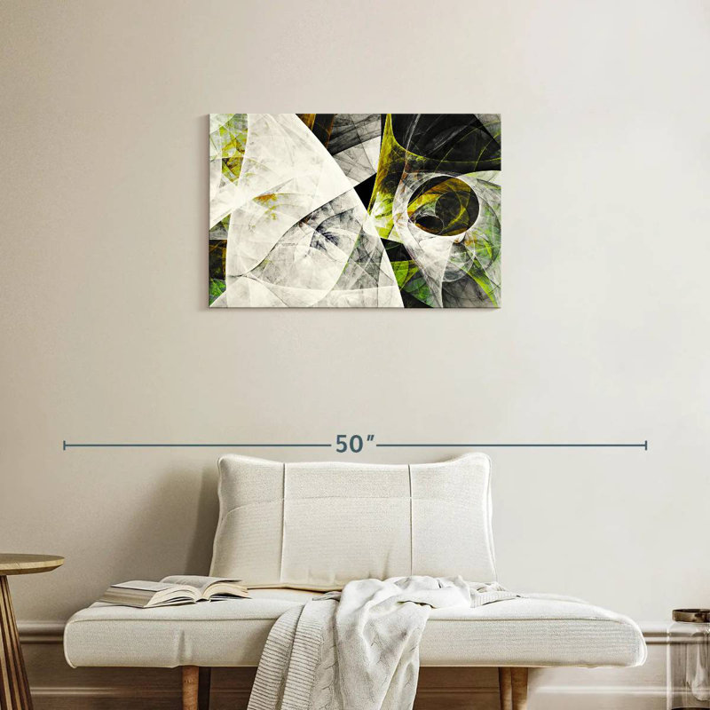 Avery Iced Lime Dynamic Abstract, 20" H x 30" W