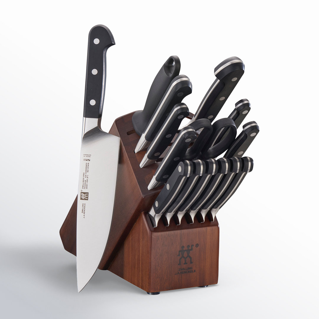 ZWILLING Pro 16-Piece Knife Block Set ZWILLING J.A. Henckels Storage