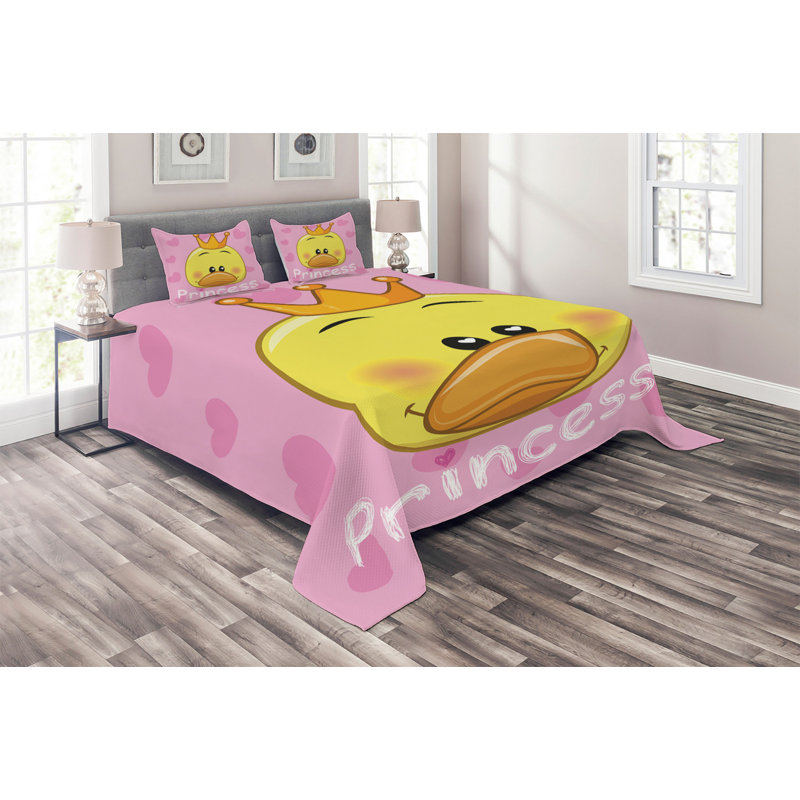 Coverlet, King Bedspread + 2 Shams