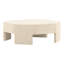Gia Pine Wood Coffee Table, Whitewash