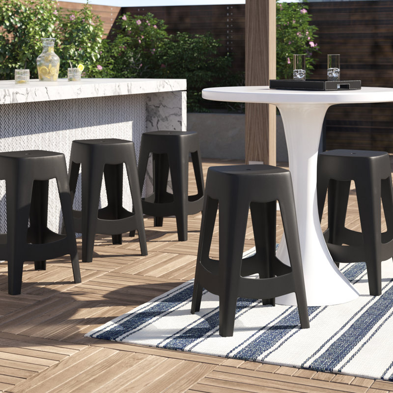 Tabouret de bar 27,8 po Pari, Blanc