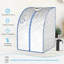COSTWAY Indoor Portable Traditional Steam Sauna with Remote Control