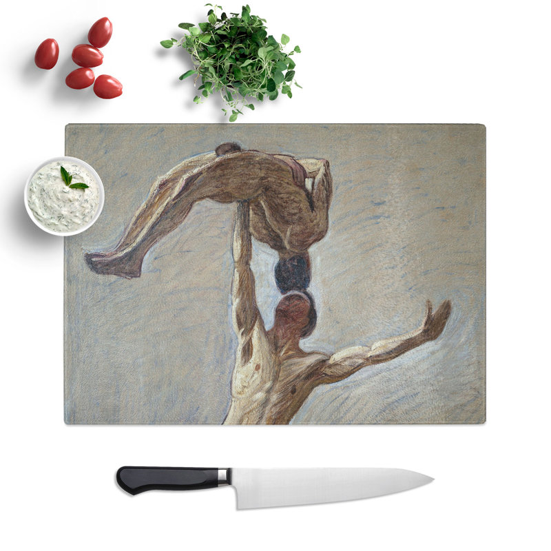 Athletes by Eugene Jansson Chopping Board, 0.4cm H x 20cm W x 29cm L