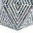 Maverick Hexagon End Table with Diamond Design