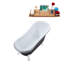 61'' x 27.6'' Freestanding Soaking Acrylic Bathtub-76707069-90754237