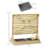Outsunny 36'' x 36.8'' Solid Wood Rectangle Sandbox