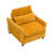 Yellow Comfortable Chair For Small Apartment Bedroom Space Balcony Small Sofa Bed Lazy Small Sofa With A Pillo-15886917