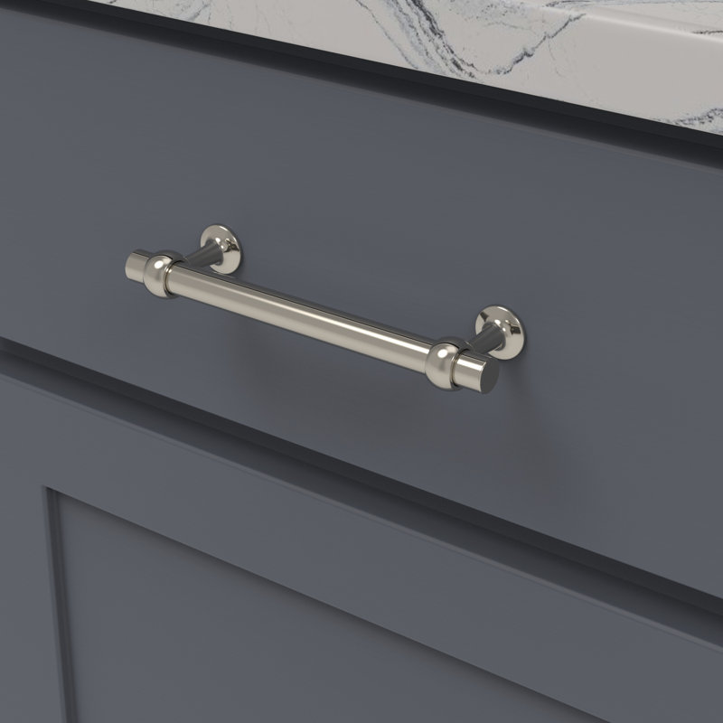 Ostia Collection Pull, 5 6/50", Polished Nickel