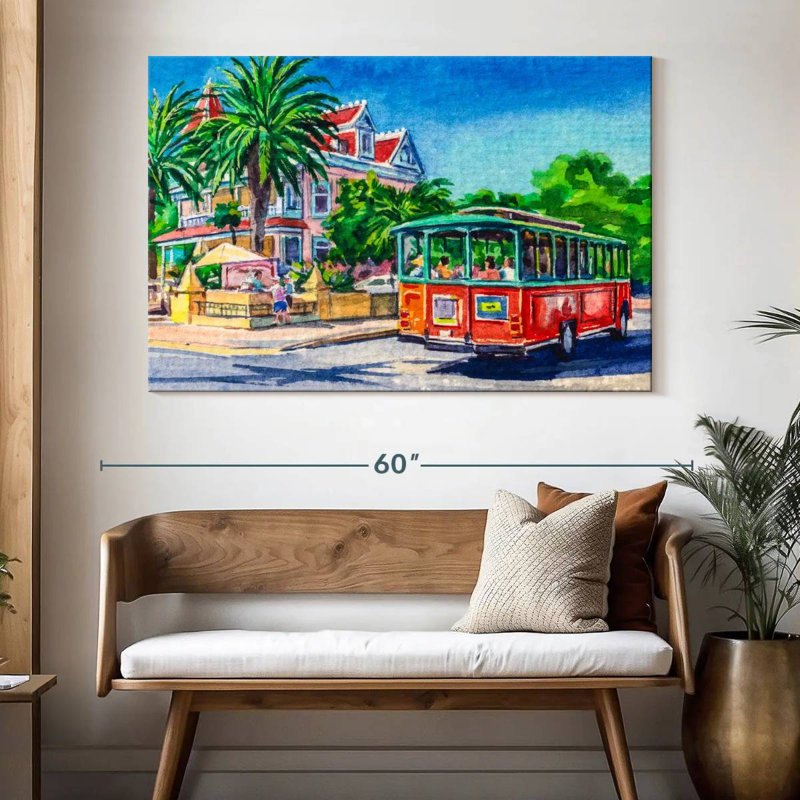 Mehar Key West Street Bus, H 34 po x l 51 po