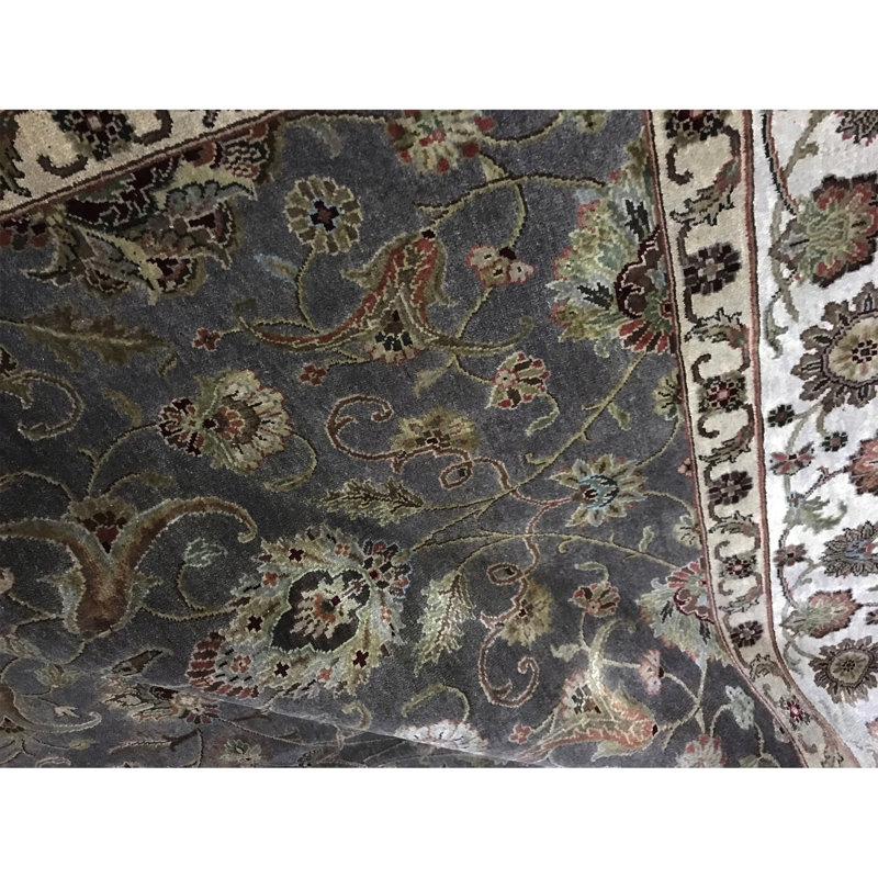 Shamas Oriental Area Rug in Brown/Ivory/Gray/Green