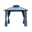 Auvent de toit double 12 x 12 pi avec filet et rideaux