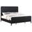 Black Panel Bed-1586474557