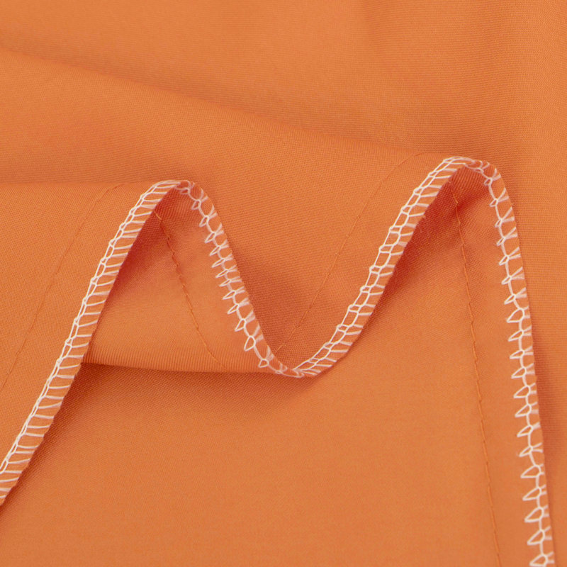 3 Pieces Duvet Cover Set, Satin Comforter Cover Set with Hidden Zipper Design - NTBAY, King Duvet Cover + 2 Shams, Orange