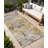 8' Runner Abstract Washable Non Skid Indoor Outdoor Runner Rug