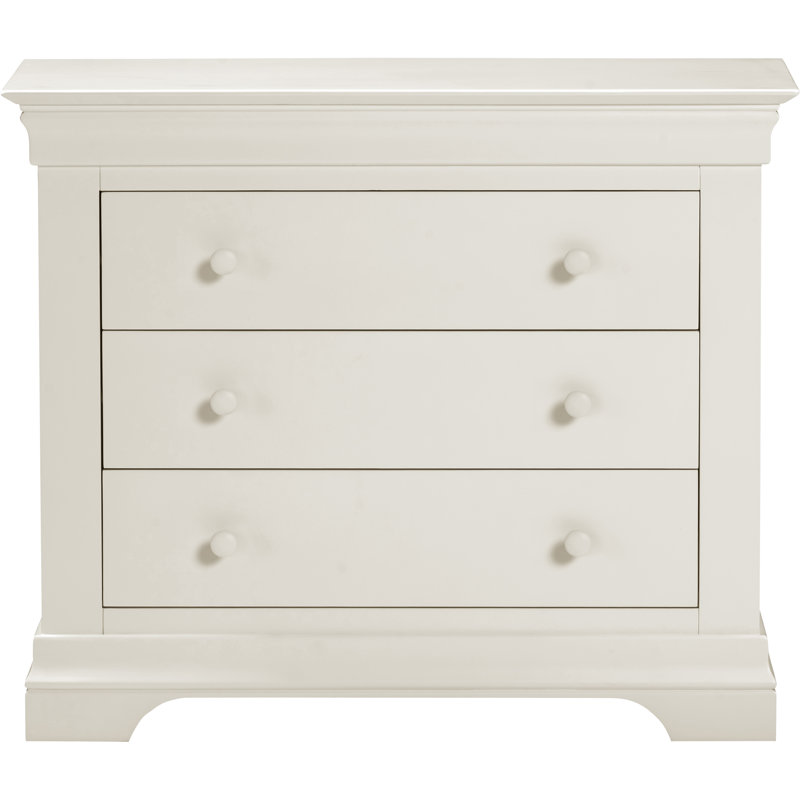 Adaleya 3 Drawer Chest, Ivory