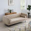 Canapé Chesterfield en velours avec coussins réversibles 79 po Dario-1707549595