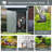 5ft x 3ft Outdoor Metal Storage Shed Transparent Plate Black-118170165