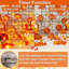 Minuterie et paquet de 3 et citrouille 3D] Guirlande d'automne de 30 pi décorations d'automne pour la maison 60 lumières de citrouille à DEL